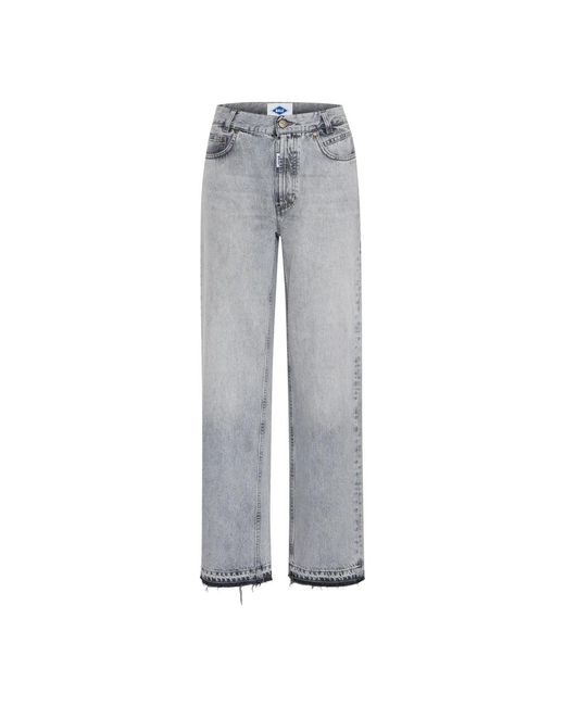 Straight Jeans Ball de color Gray