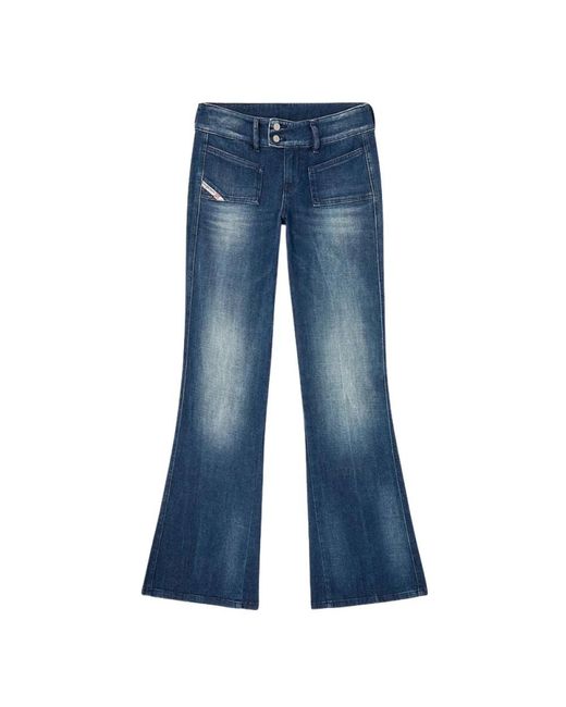 DIESEL Blue Boot-Cut Jeans