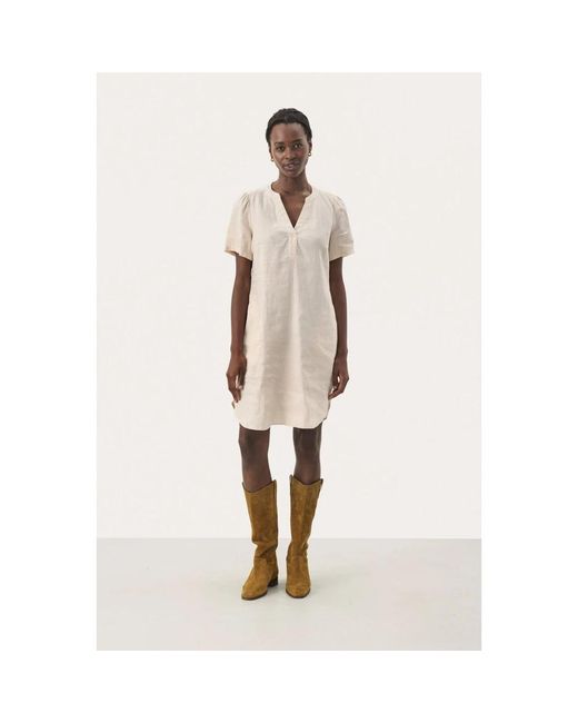Part Two Natural Short Dresses