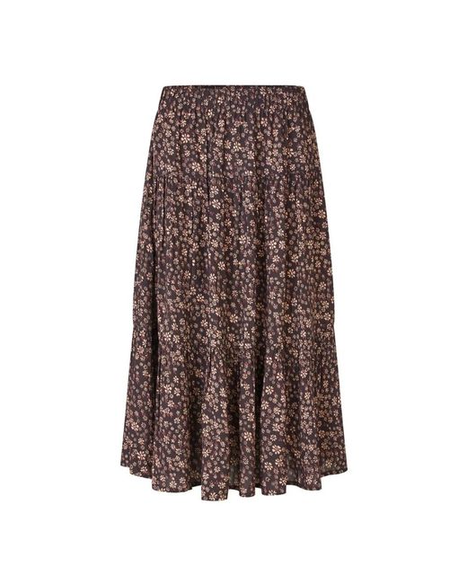 Lolly's Laundry Brown Midi Skirts