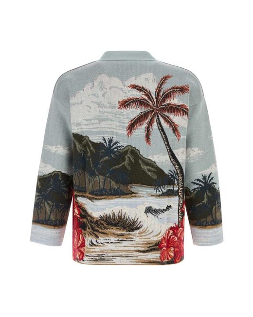 Alanui Hidden Bay Cardigan in het Gray