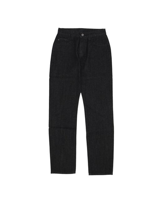 DOLLY NOIRE Black Straight Fit Jeans for men