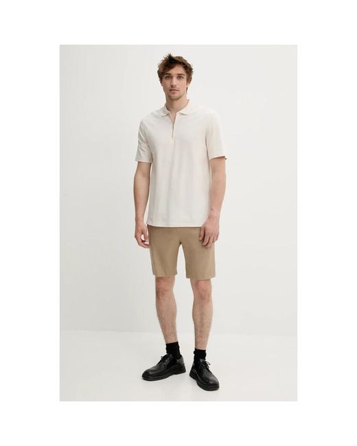 Samsøe & Samsøe Tops Poloshirts in het Natural voor heren