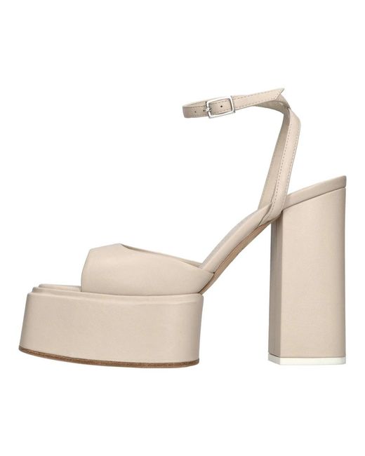 3Juin Natural High Heel Sandals