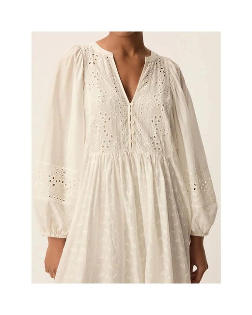 Des Petits Hauts Maxi Jurk in het Natural
