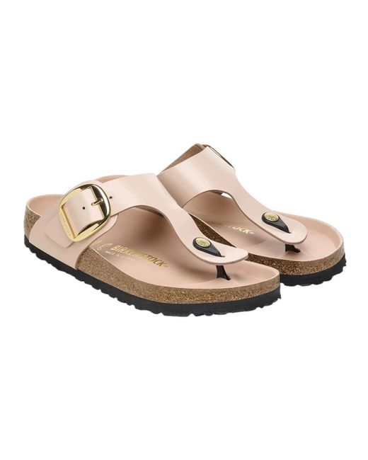 Birkenstock Brown Flip Flops