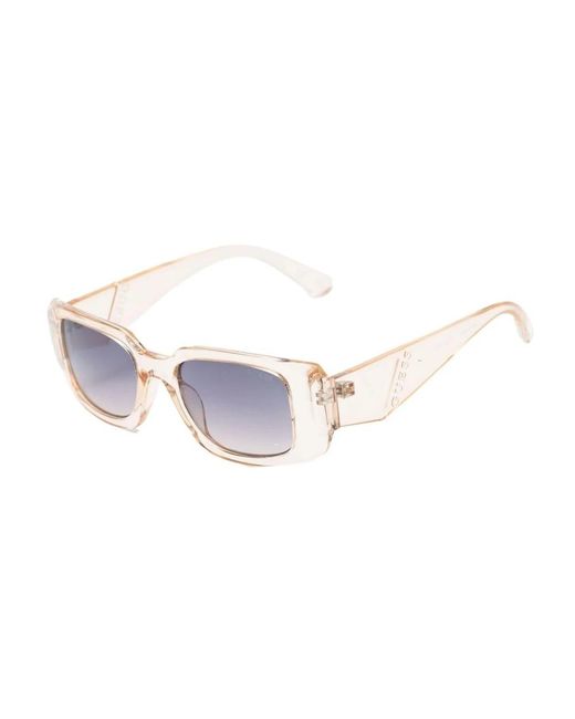 Guess Accessoires ,Geel ,Gele Gradient Hars Zonnebril in het White