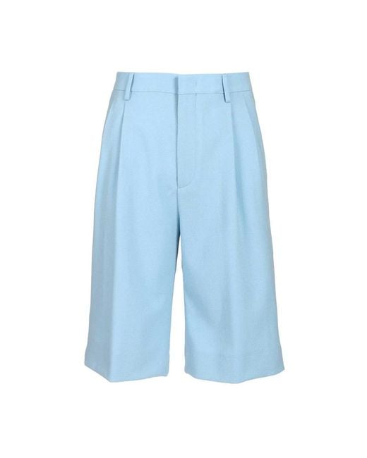 Tagliatore Blue Long Shorts