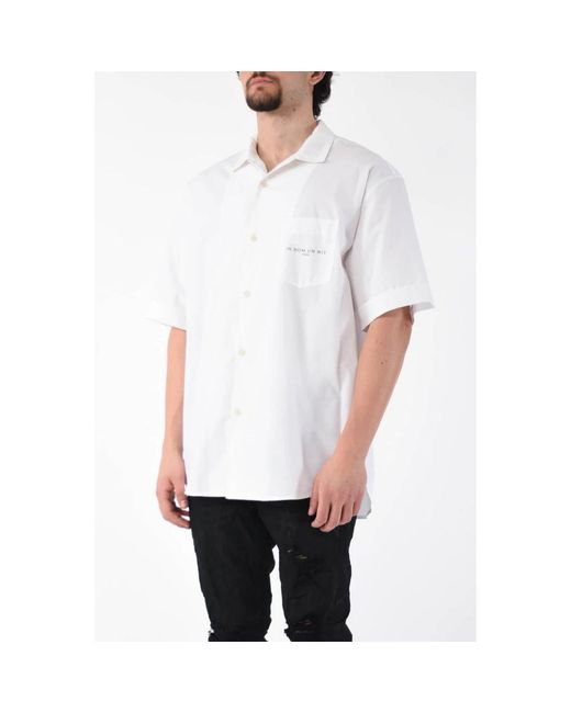 Ih Nom Uh Nit White Short Sleeve Shirts for men