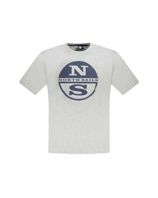 North Sails Gray T-Shirts for men