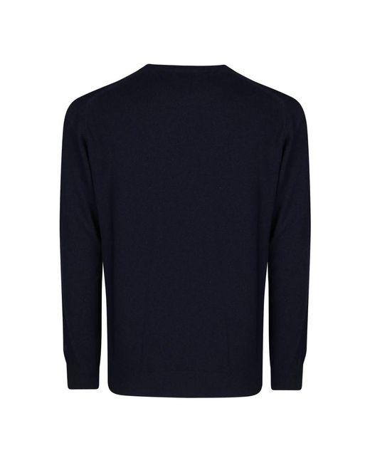 Mc2 Saint Barth Blue Round-Neck Knitwear for men