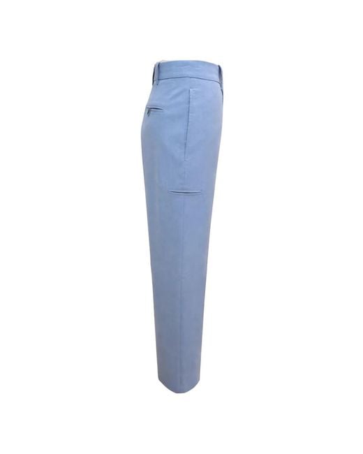Department 5 Blue Suit Trousers for men