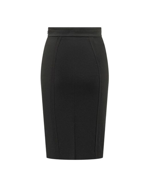 Elisabetta Franchi Black Pencil Skirts