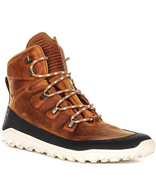Vivobarefoot Brown Lace-Up Boots for men