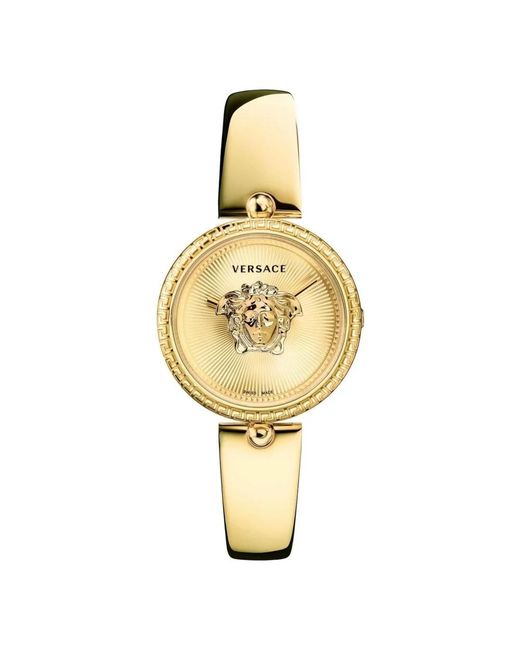 Versace Accessoires ,Geel ,Horloge in het Metallic