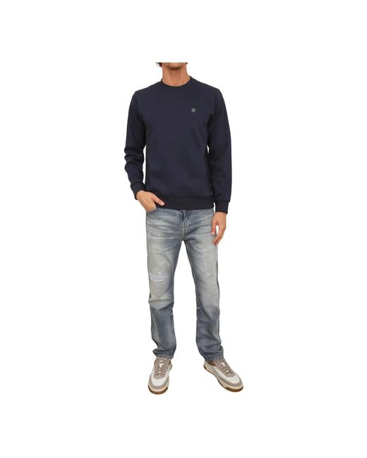 HUGO Sweatshirt Blu in het Blue voor heren