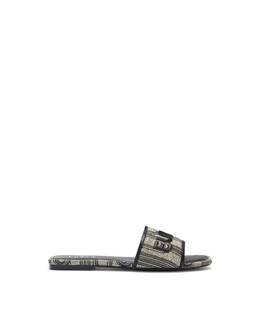 Furla Black Sliders