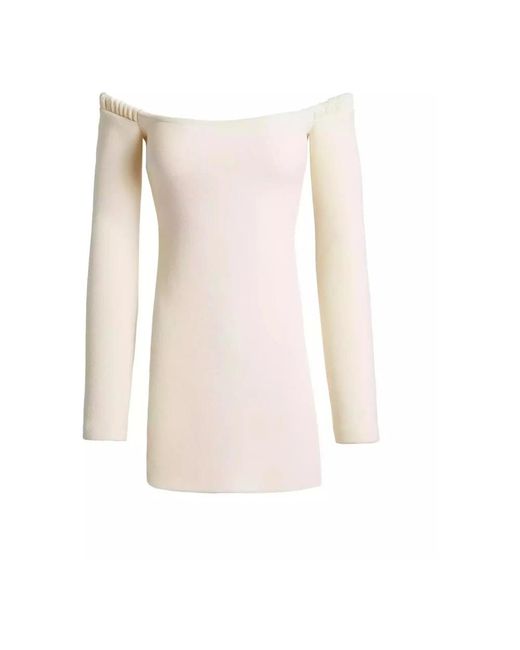 Khaite Pink Knitted Dresses