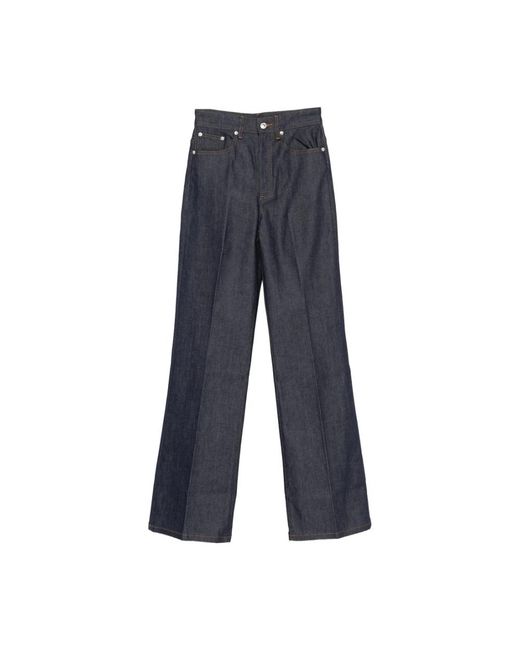 A.P.C. Blue Wide Jeans