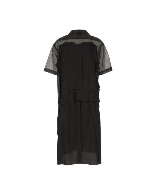 Maison Margiela Black Shirt Dresses