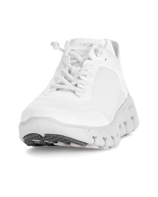 Gabor White Sneaker Low