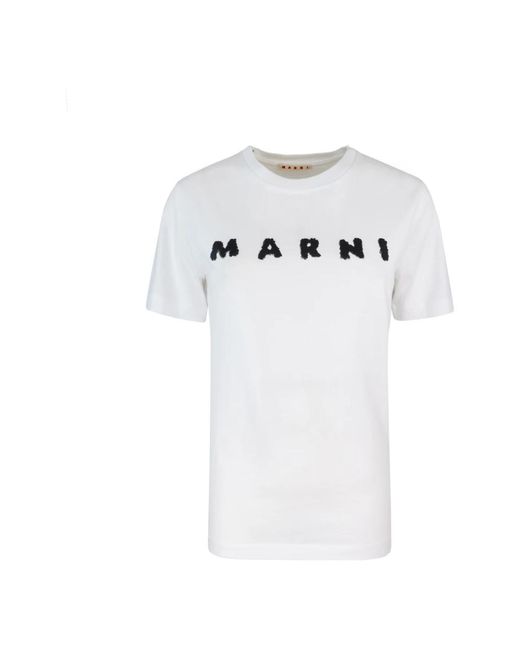 Marni T-Shirts in het White