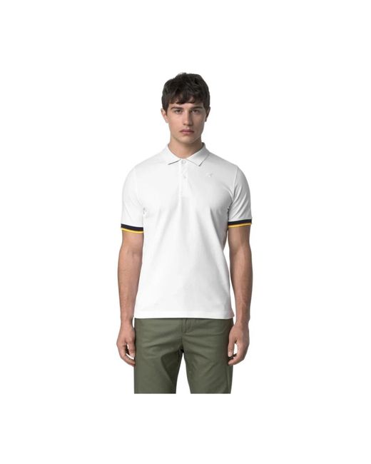 K-Way White Polo Shirts for men