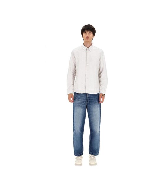 A.P.C. Gray Casual Shirts for men