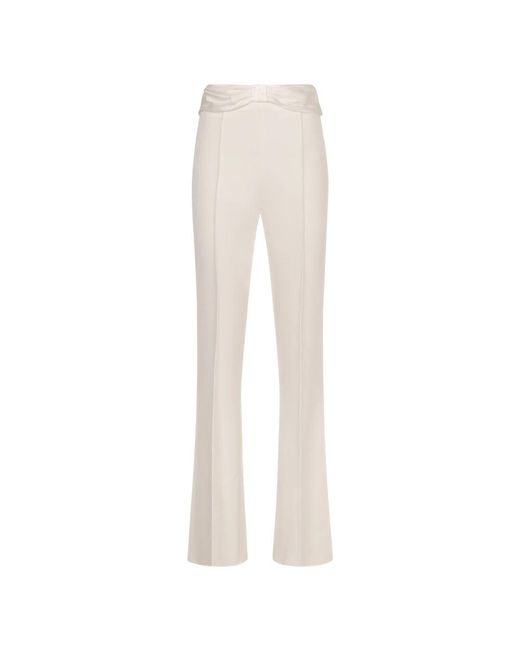 Wide Trousers Elisabetta Franchi de color White