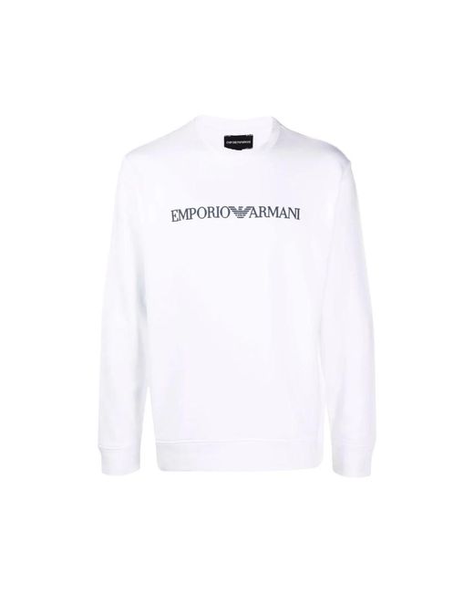 Emporio Armani White Sweatshirts for men