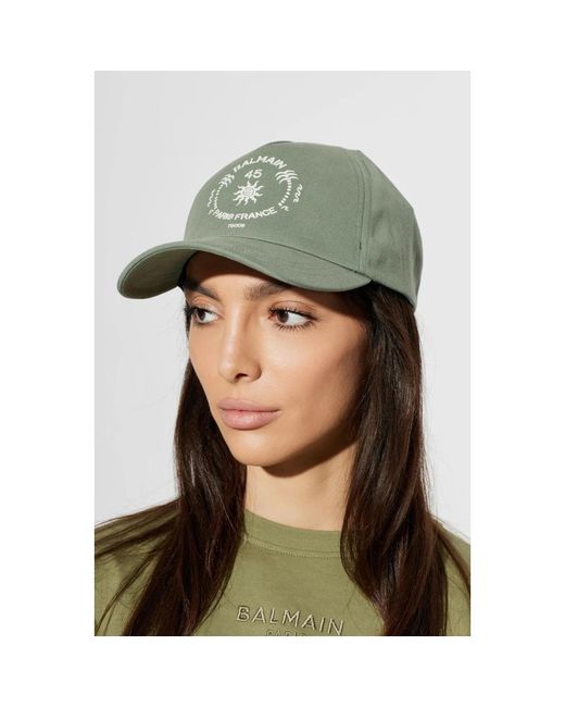 Caps di Balmain in Green