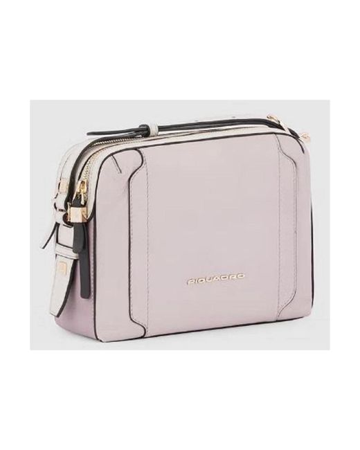 Piquadro Pink Shoulder Bags