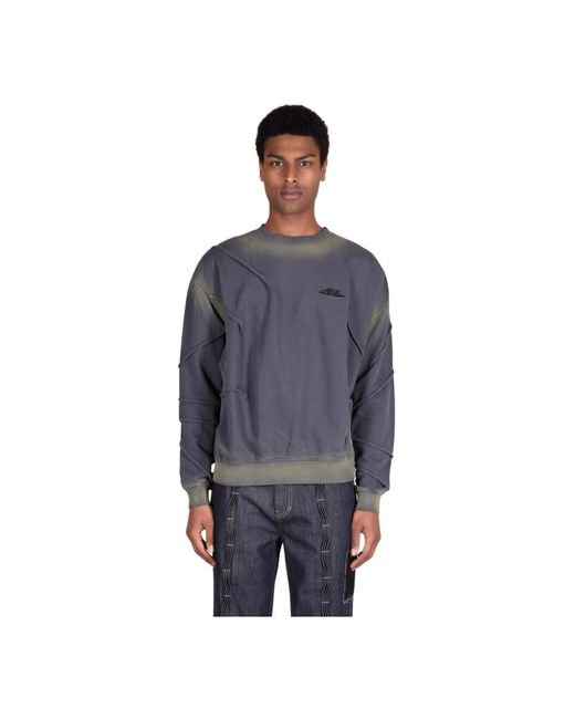 ANDERSSON BELL Blue Sweatshirts for men
