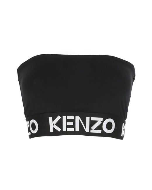KENZO Black Sleeveless Tops