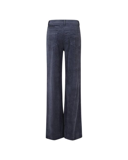 Ermanno Scervino Blue Wide Trousers