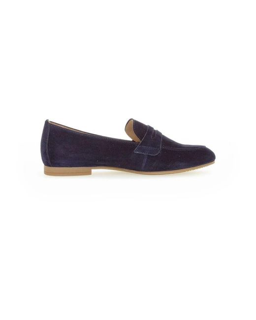 Gabor Blue Slip-On Loafer