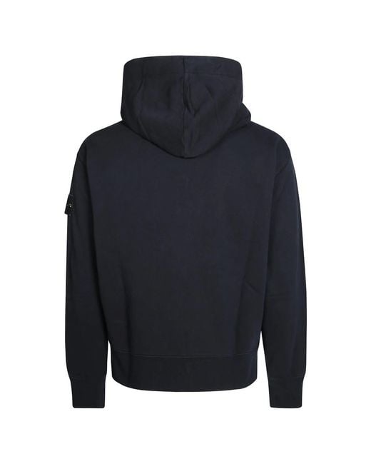 Stone Island Blue Zip-Throughs for men