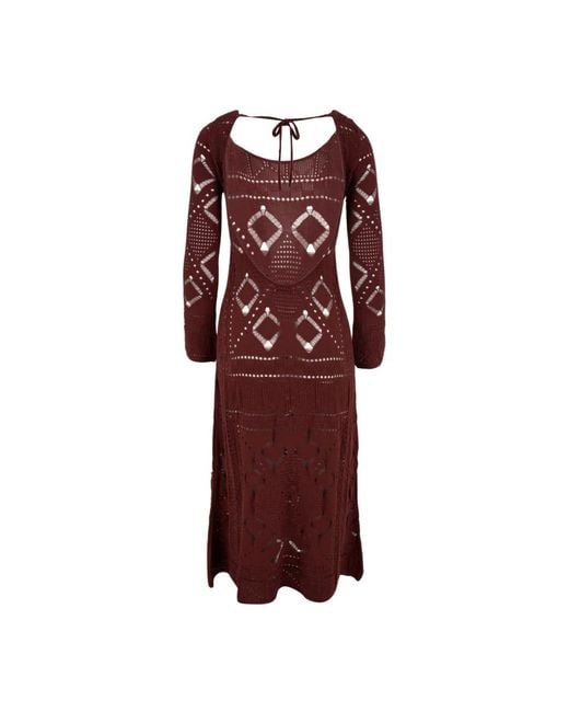Akep Red Midi Dresses