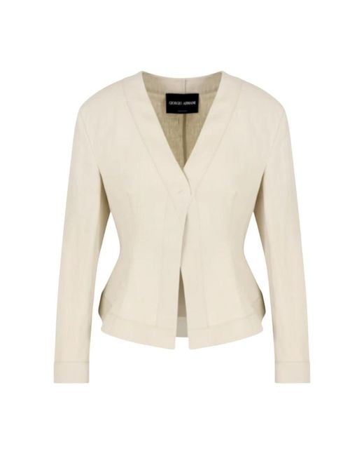 Giorgio Armani Natural Light Jackets