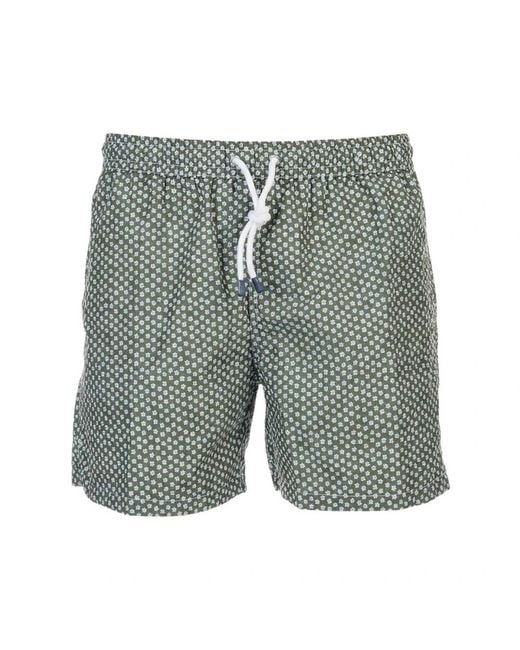 Fedeli Gray Beachwear for men