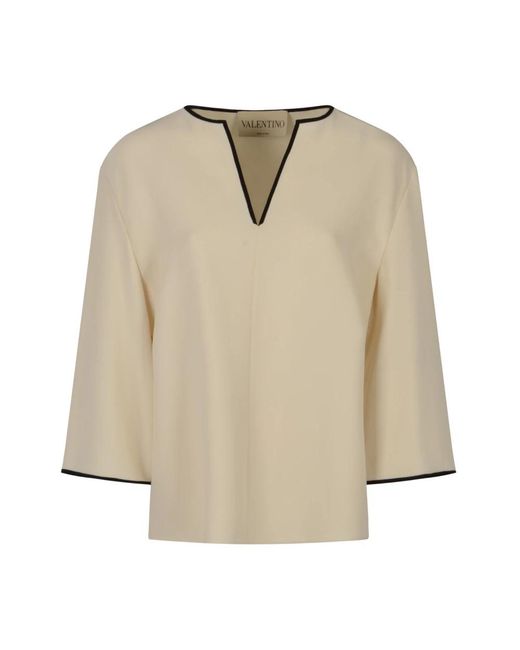 Valentino Natural Blouses