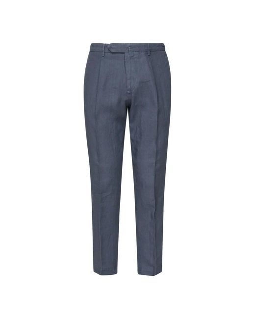Santaniello Blue Suit Trousers for men