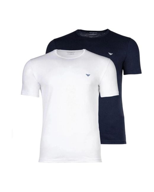 Emporio Armani Blue T-Shirts for men