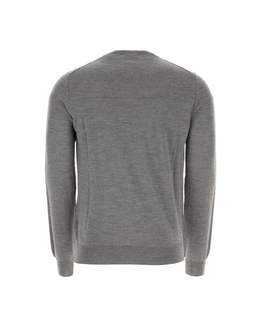 Jil Sander Gray Round-Neck Knitwear for men
