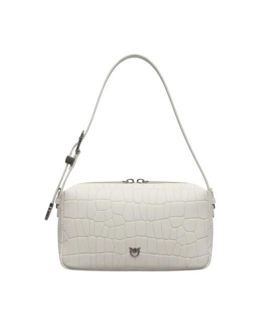 Pinko Gray Shoulder Bags