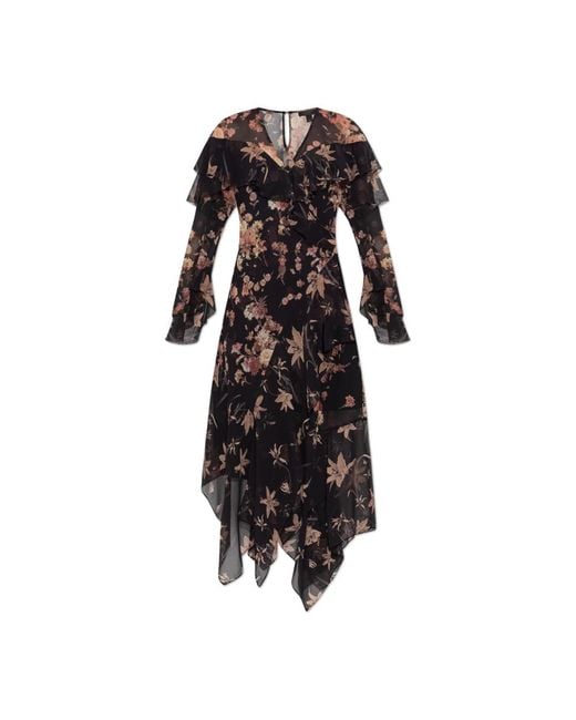 AllSaints Midi Dresses in het Black