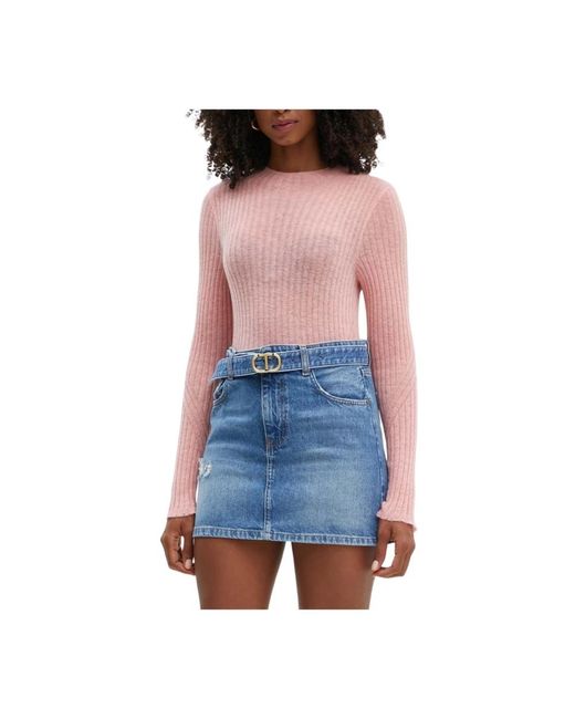 Denim Skirts Twinset en coloris Blue
