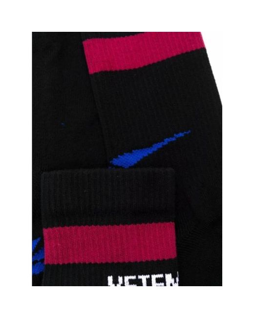 Vetements Ondergoed ,Zwart ,Katoen Calzini Socks in het Blue