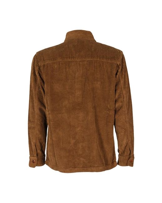 Tela Genova Brown Stylish Greto Jacket for men
