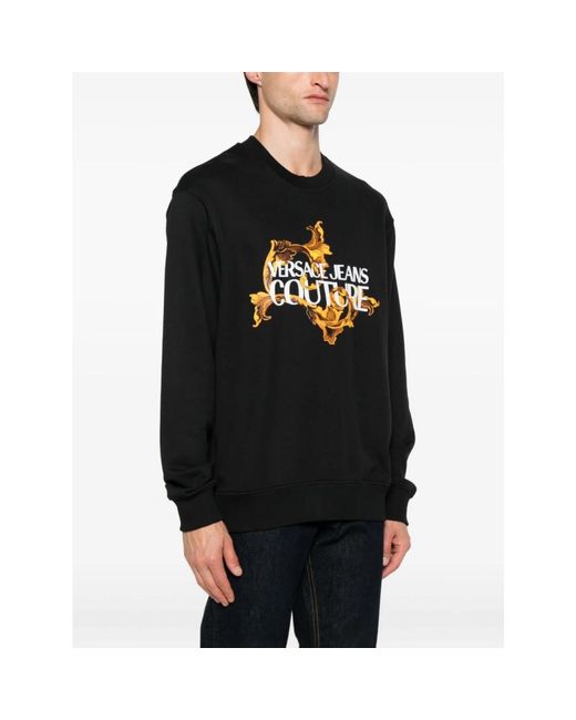 Versace Jeans Couture Black Sweatshirts for men